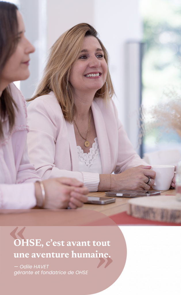 Portrait d'Odile Havet, gérante et fondatrice de OHSE.